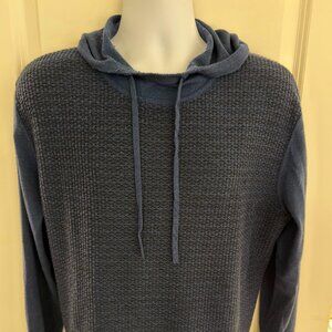Smartwool Men's navy wool-blend pullover hoodie, XL, great condition.